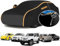 Wasserdicht Autoplane für 𝖯eugeot 207 CC Autoabdeckung Outdoor Staubdicht Atmungsaktiv Allwetterschutz Faltgarage Auto Mit Nachtreflexionsstreifen(Color:H,Size:972)