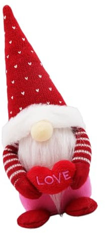 Hrtyvhin Valentinstag Dekorationen Plüsch Puppen Lieben Herz Schwedisch Skandinavische Tomtes Elfen Puppen Hochzeiten Party Ornament