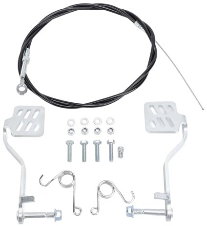 Go Kart Pedale Stahl Drosselklappenbremsbrems -Pedal Ersatz für Carter Go Kart Road Rocket Azusa Fun Kart Kart Racing Drift Trike