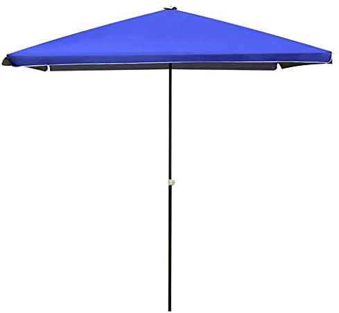 CCKUYT Sombrilla de jardín para Exteriores de 220 cm, protección Solar, Impermeable, Rectangular, extraíble, para Patio, Playa, Piscina.