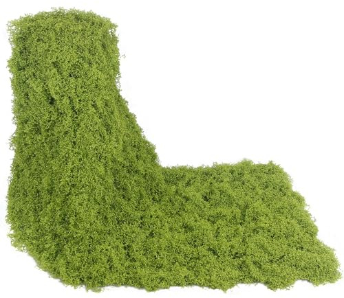 CEWUDA Muschio Finto per Decorazioni 30 x 200 cm Muschio Stabilizzato Nylon Verde Artificiale Muschio Sintetico per Modellismo Terrario Casa Decori Natale Pasqua Parete