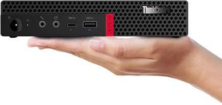 Lenovo ThinkCentre M720q Mini Ordenador de sobremesa, Intel Core i5-9400T, 8 GB de RAM, SSD de 512 GB, Wi-Fi, Bluetooth, sin Teclado ni ratón, Windows 11 Pro (Reacondicionado)