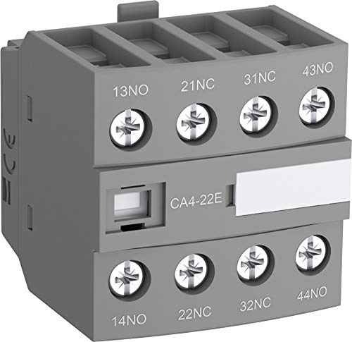 ABB CA4 Hilfskontakt 4-polig, 4 Schließer Frontmontage mit Schraubanschluss Anschluss 6 A, 600 Vdc, 690 Vac
