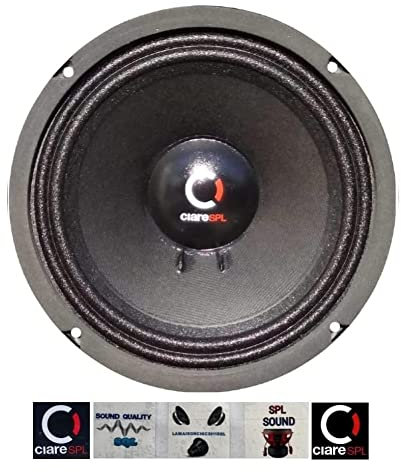 1 CIARE CM161 altoparlante diffusore 16,50 cm 165 mm 6,5 80 watt rms 200 watt max impedenza 4 ohm portiere auto spl sensibilita' di 93 db, 1 pezzo + 5 adesivi omaggio