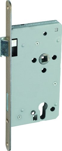 ABUS Tür-Einsteckschloss Profilzylinder THZ90 HG L hammerschlaggold für DIN-links Türen 20818