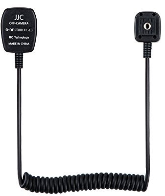 JJC TTL Off-camera Flash Sync Cord for Canon EOS Cameras & Speedlite Flashes (Canon OC-E3 Equivalent)
