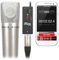 IK Multimedia iRig Pre Mikrofon-Vorverstärker mit XLR-Eingang, Phantomspeisung 48 V, 20 Hz-20 kHz Frequenzgang, Batteriebetrieben, für Studioaufnahmen