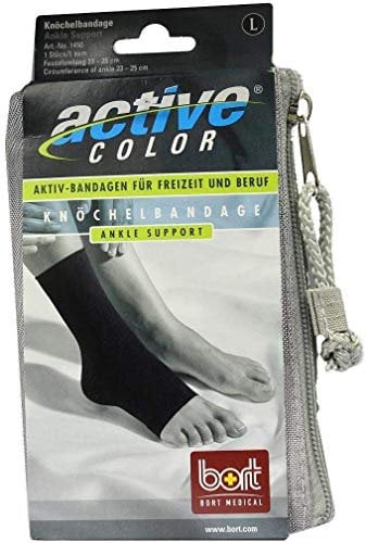 Bort ActiveColor Knöchelbandage L schwarz 1 St