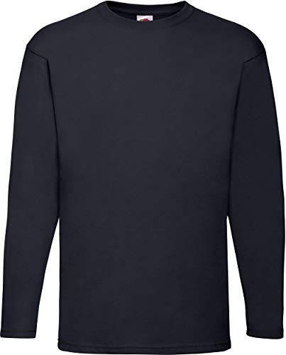 Fruit of the Loom Men's T-Shirt Blue Blau - Deep Navy