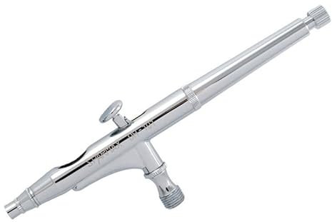 SPARMAX Dual Action Gravity Airbrush, Other Material, Chrome, 0,25 mm