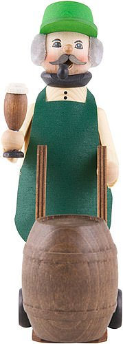 Drechslerei Kuhnert Räuchermännchen Bierfahrer - 17 cm
