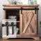 WINSOON Super Mini Schiebetür-Schrank-Hardware-Kit für Einzeltür-TV-Ständer, kleine Kleiderschränke, I-förmiger Aufhänger (ohne Schrank)