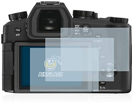 brotect Glass Screen Protector Film compatible with Leica V-LUX 5 (3 Pack) - Glass-Foil 9H Protection [Scratch Resistant, High Clarity]