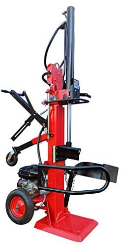 CROSSFER Holzspalter LS22T-G10.0/22 Tonnen Spaltkraft / 110 cm Spaltlänge/Benzinmotor 10 PS 4 Takt OHV luftgekühlt / 2 Hand Bedienung/große Luftbereifung/hohe Spaltkraft
