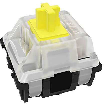 LLLucky Gateron Optical Switch Interchange Optical Switch Mechanical Keyboard GK61 SK64 Yellow