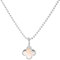 Kette Kleeblatt Perlmutt 925 Silber