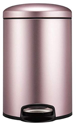 YGCBL Poubelle, Poubelle Portable Cuisine, Cuisine Carrée Simple Salle de Séjour Cuisine Salle de N Grand Ivoire Blanc 10L,Rose