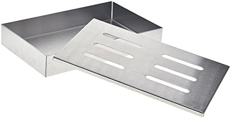Tubayia Raucher Box Fleisch Räucherbox Geräucherte Box Edelstahl Grillzubehör für Gas Grill Holzkohlegrill