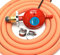 Hg Handwheel Propane Gas Regulator & 2M Hose + 2 Clips Fits Calor Gas/Flogas