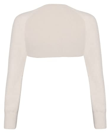 wobera ANGORA Bettschal mit langem Arm und 70% Angora (Gr. M, Farbe: naturweiß)