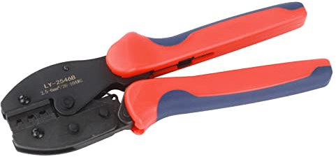Solar Crimpzange 2546B Crimpzange Ersatz für Solar Crimper Panel PV Kabel 2,5/4/6mm² (Rot)