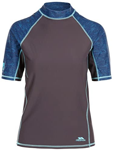 Trespass Womens Short Sleeve Rash Guard Tshirt Calista