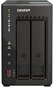 QNAP TS-253E-8G/20TB 2 Bay Desktop NAS Unit with Seagate IronWolf Drives