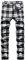 NOVOCCT Pantalon à carreaux pour homme – Pantalon habillé skinny pour homme – Coupe ajustée et extensible – Chino décontracté pour homme, Plaid gris et blanc, 28