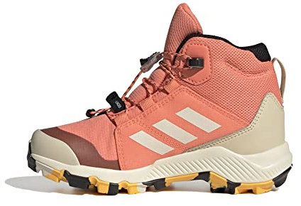 adidas Terrex Mid Gore-TEX Hiking Shoes Wanderschuhe, Coral Fusion/Wonder White/core Black, 38 EU