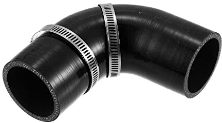 X AUTOHAUX 51mm 2 ID 90 gradi silicone riduttore tubo accoppiatore tubo set nero