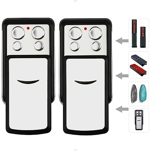 Télécommande de Garage Sdre-4031 868Mhz Compatible pour Télécommande Sommer 868Mhz 4020 4026-868-4 4021 4025 4011 4031 4035 Porte de Garage Rolling Code 868Mhz (Smile-2PACK)