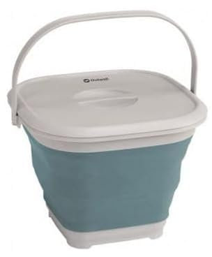 Collaps Bucket Square Classic Blue Bucket with Lid Outwell Classic Blue