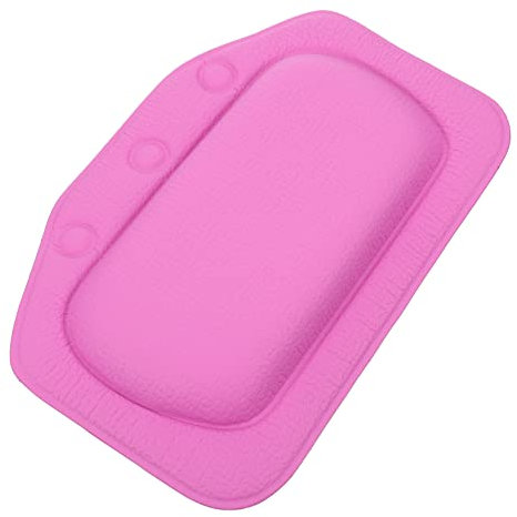 1stk Badezimmerkissen Heimkissen -badekissen Badewannen-nackenstütze Duschkissen Bad Rückenkissen Atmungsaktives Badezubehör Luftkissen Violett 3d Pvc Spa Badewannenkissen