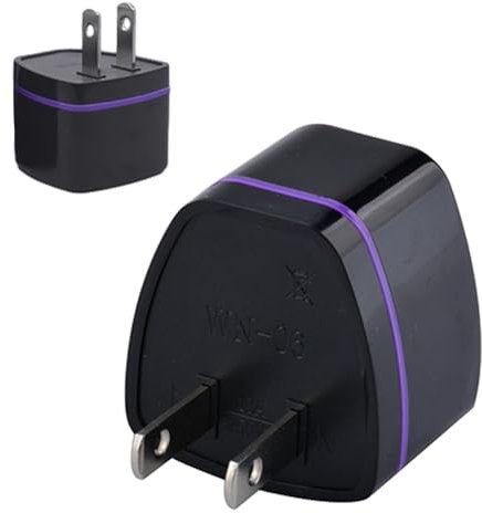 Adattatore di, Adattatore di Corrente da Viaggio Internazionale 50/60 Hz 110-250 V, Piccoli adattatori per Europa, Adattatore da Viaggio Resistente per Francia, Germania, Viaggi