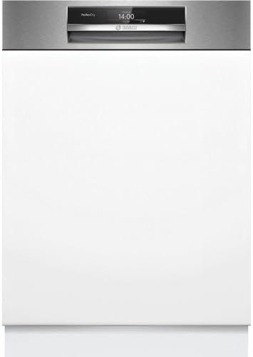 Bosch Serie 8, Teilintegrierter Geschirrspüler, 60 cm, Edelstahl, SMI8TCS01E