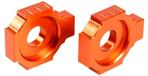 LOTFI Tensor de Bloques de Ajustador de Cadena de Eje Trasero de Motocicleta Apto for KTM 125 200 390 Duke 2011-2018 RC125 RC200 RC390 2014-2018