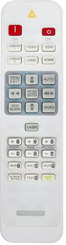 ROLLGAN 5J.JAD06.001 Ersetzte Fernbedienung Anwendbar für BenQ Projectors MW727, MW824ST, MW855UST, MW864UST, MW883UST, MX631ST, MX726, MX882UST, SH753, SU754, SW752, SX751, W1600UST, MX823ST