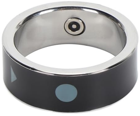Bluetooth Smart Scrolling Ring, Wasserdichter App Remote Page Turner Smart Ring Unterstützt Magnetisches Laden, Kabellose Kamera-Auslöser-Selfie-Taste, für OSX für (Größe 22)