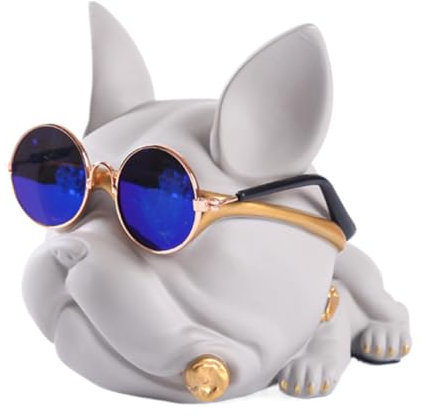 JUCHRZEY Kabelloses Smartphone-Ladegerät, Bull-Hund-Telefonhalterung, dekoratives kabelloses Smartphone-Ladegerät, lustige Multifunktion for den Schreibtisch zu Hause, im Büro