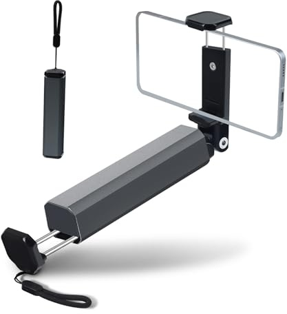 Foyucool Airplane Phone Holder with Strap, 360° Adjustable In-Flight Mount