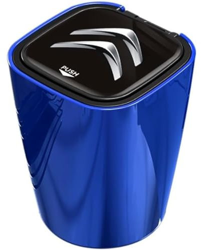 Auto Tragbar Aschenbecher mit Deckel für Citroen Evasion Grand C4 Picasso C4 Easy Clean Abnehmbarer Rauchfrei Selbstverlöschender Aschenbecher