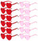 Sprinlot Herz Sonnenbrille Rot Rosa, Herz Party Brillen, Heart Shaped Brille, Brille Herzform 1