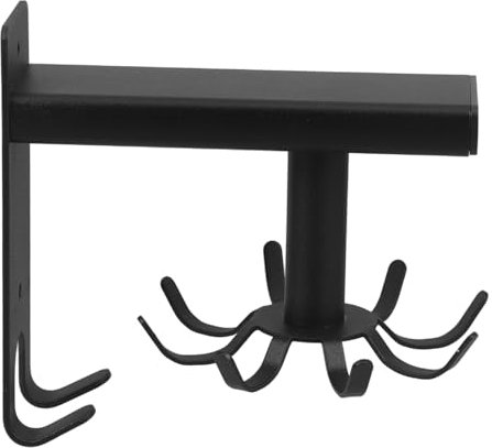 LABRIMP Wall Mounted Swivel Hook Rotating Utensil Hanger for Kitchen Bathroom Multi-functional Wall Hook for Organiser Storage and Hanging Kitchen Supplies