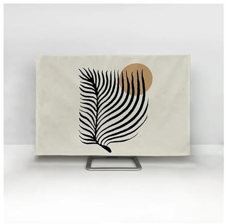 LXHZSY Outdoor TV Cover Display-Staubschutz, TV-Staubschutz, Stoff, 32–75 Zoll, einfach und modern(06,19 inch)