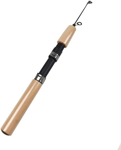 Vriusi Combo Eisangelrute, Eisangelrute und Rolle, Teleskop-Angelrute | Reisetaschenrute, Wintereis-Angelausrüstung, Eisangel-Kombos für