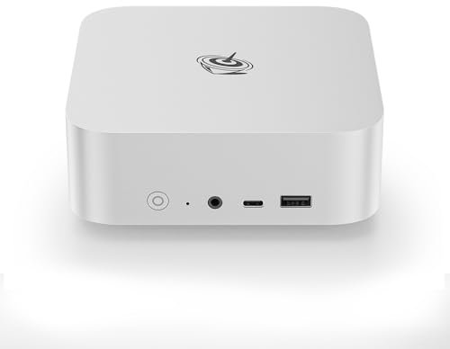 Beelink Mini PC SER8 con CPU AMD Ryzen 7 8845HS 3,8-5,1 GHz 8C/16T, gráficos AMD Radeon 780M 12 núcleos 2700 MHz, 32 GB RAM DDR5 5600 MHz, SSD NVMe PCIe 4.0 x 4 1TB