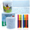 HOVUK 14PCs Colour Your Own Easter Mugs Kit with Magic Colour Pens - 300ml DIY Paintable Mugs with Paper Inserts, Transparent Cups Gift for Easter, Art & Craft for Boys and Girls