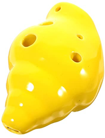 Yardwe Musikalische Okarina Aus Keramik Für Anfänger Für Okarina Instrument Muschel Okarina Flöte 6 Löcher Okarina 6 Loch Okarina Okarina Okarina Von Cartoon Ocarina Gelbe