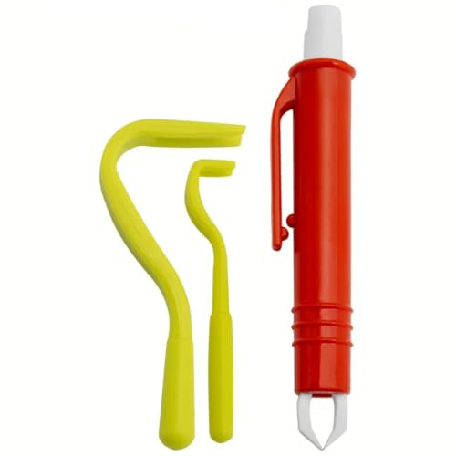 Schwertkrone® Zeckenzange 3er Set [Kunststoff] - Zeckenzange für Hunde, Katze & Mensch - Zeckenpinzette Mensch & Tier - Zeckenhaken für Hunde - Zeckenheber - Zeckenset 3-teilig