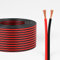 Cable Paralelo de Audio – PVC Rojo/Negro – Conductor CUCV – Para Altavoces y Sistemas de Sonido – CPR Eca – Rollo 100 m (2x1mm)